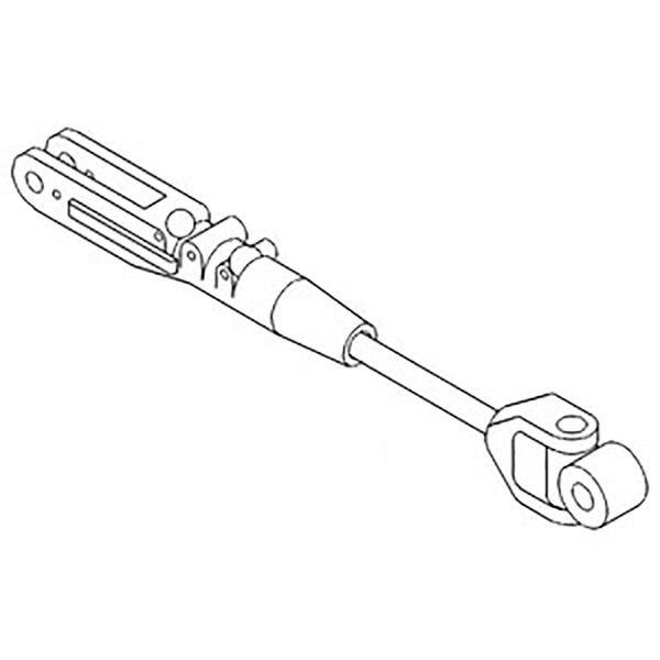 Aftermarket D8NNA937AB Yoke Rod Assembly w/ Fork Fits Ford Fits New Holland Tractor TW15 TW2 D8NNA937AB-KIT - main